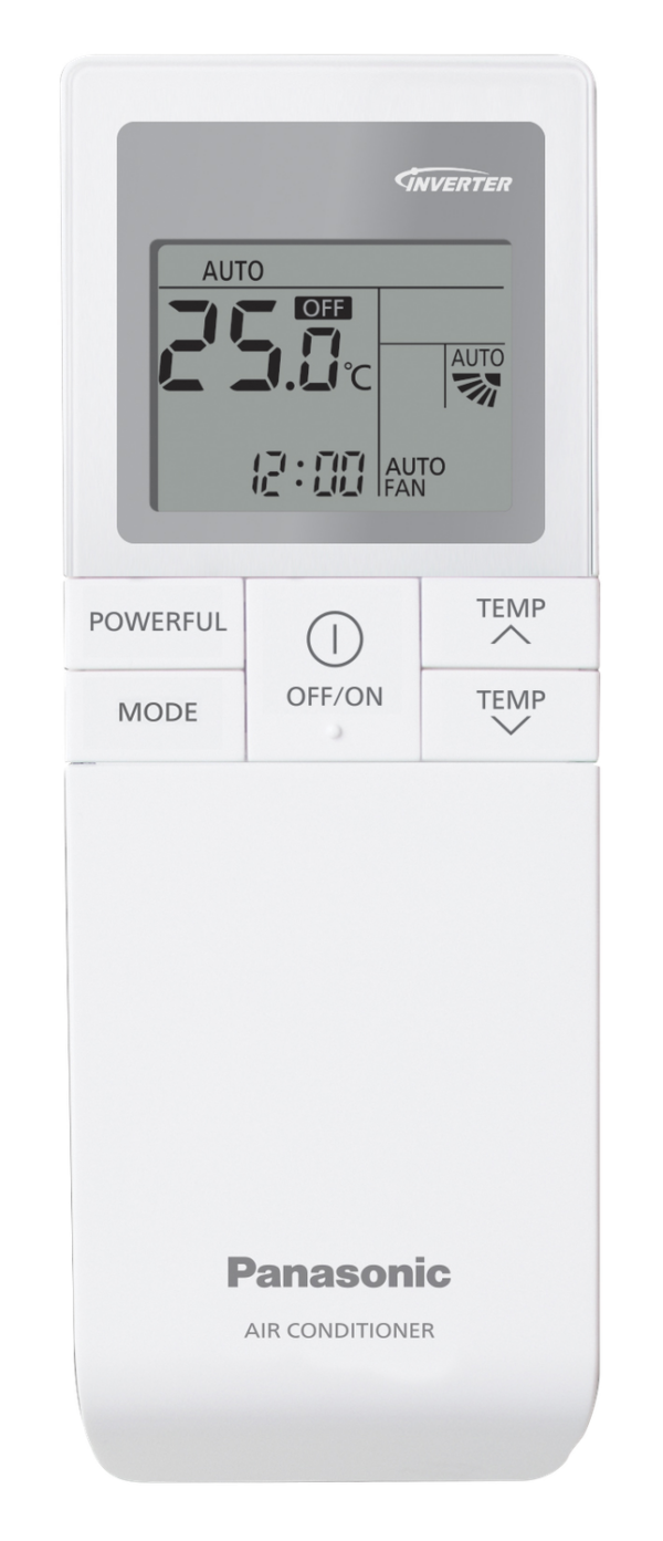Ovládač pre Panasonic CS-TZ20CKEW zatvorený